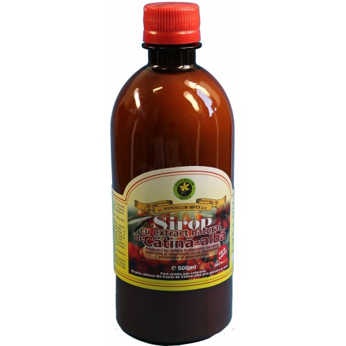 Sirop cu Extract Natural de Catina-Alba 500ml HYPERICUM