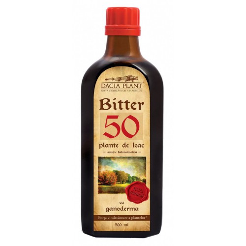 Bitter 50 Plante de Leac cu Ganoderma 500ml DACIA PLANT