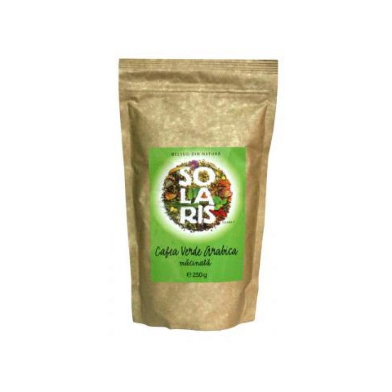 Cafea Verde Arabica Macinata 250g SOLARIS