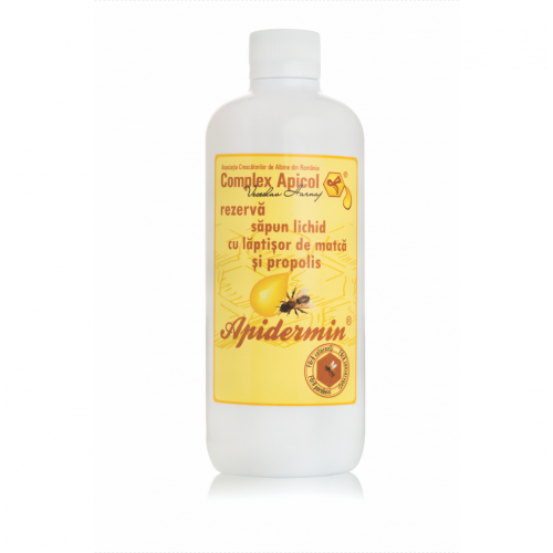 Apidermin Rezerva Sapun Lichid 500ml COMPLEX APICOL VECESLAV HARNAJ