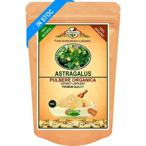 Astragalus Pulbere Organica 125gr NUTRAMAX