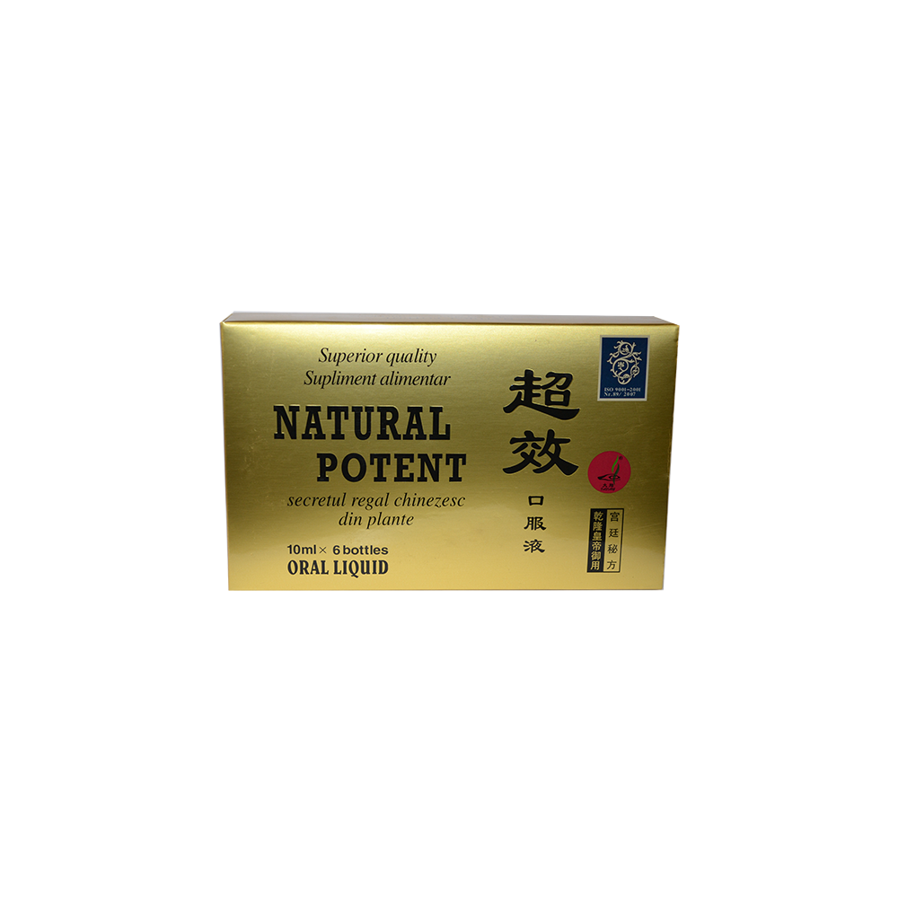 Natural Potent 6 fiole - pentru potenta