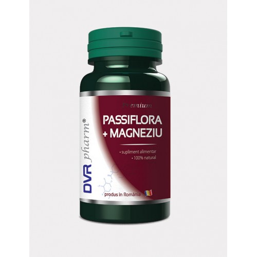 Passiflora+ Magneziu 60 cps DVR PHARM