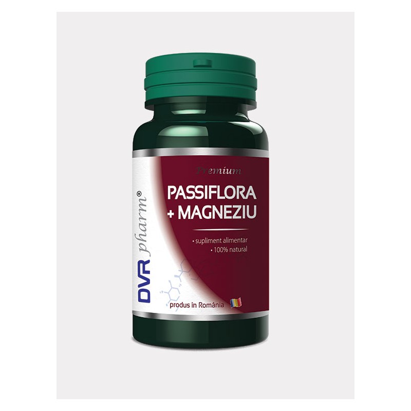 Passiflora+ Magneziu 60 cps DVR PHARM