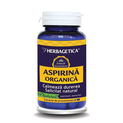 Aspirina Organica 60 cps Herbagetica