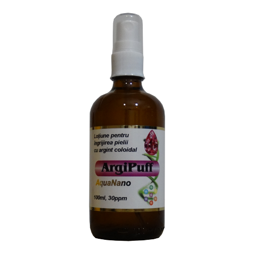 Lotiune ARGIPUFF cu Argint coloidal 30 ppm 100 ml AGHORAS