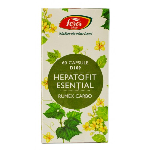 Hepatofit Esential Rumex Carbo D109 60 cps FARES