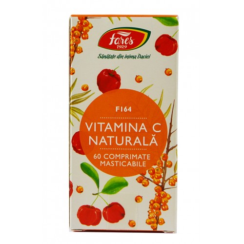 Vitamina C naturala F164 60 cpr FARES