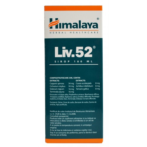 Liv 52 Sirop 100 ML Himalaya