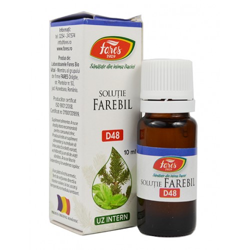 Farebil D48 solutie 10 ml FARES