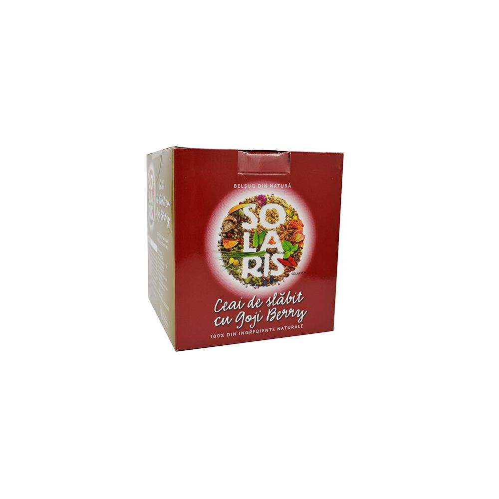 Solaris Ceai de slabit Goji Berry, Solaris, 40 g