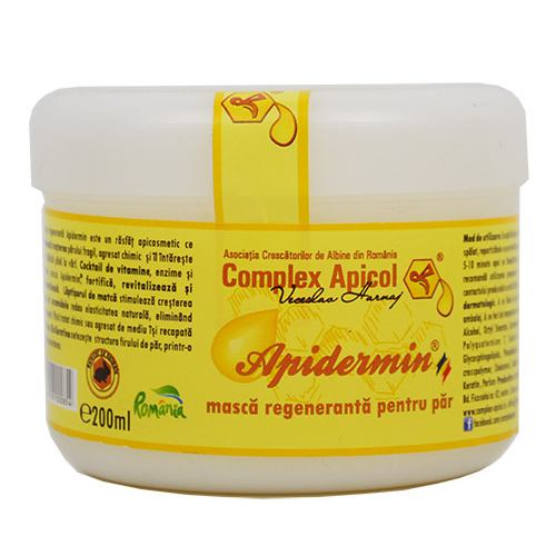 Apidermin Masca Regeneranta Pentru Par 200ml COMPLEX APICOL VECESLAV HARNAJ