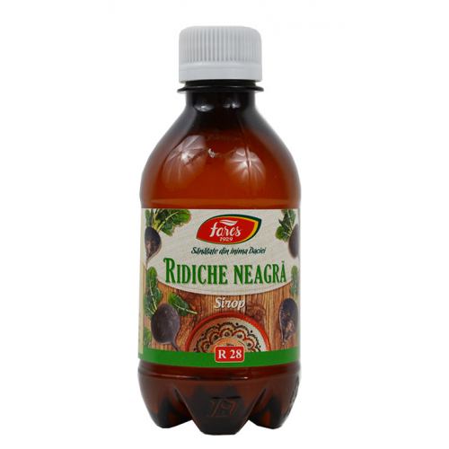 Ridiche neagra R28 250 ml sirop FARES