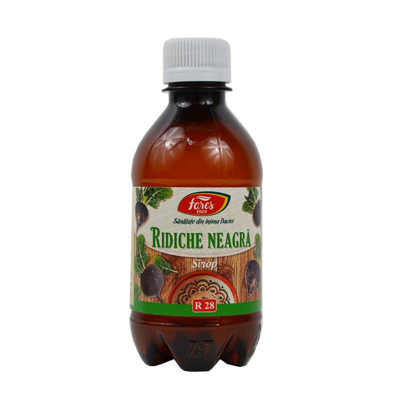 Ridiche neagra R28 250 ml sirop FARES