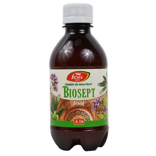 Biosept (antibacterian, antiviral) A16 250 ml sirop FARES