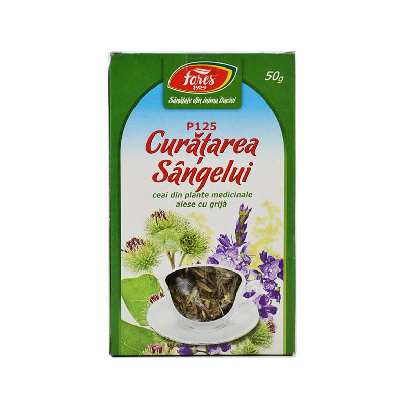 Ceai Curatarea sangelui - Fares, 20 doze (Detoxifiere) - outletgresiefaianta.ro