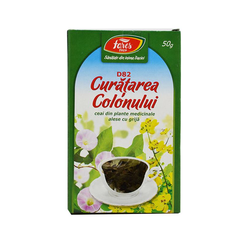 Ceai Curatare Colon 50g FARES