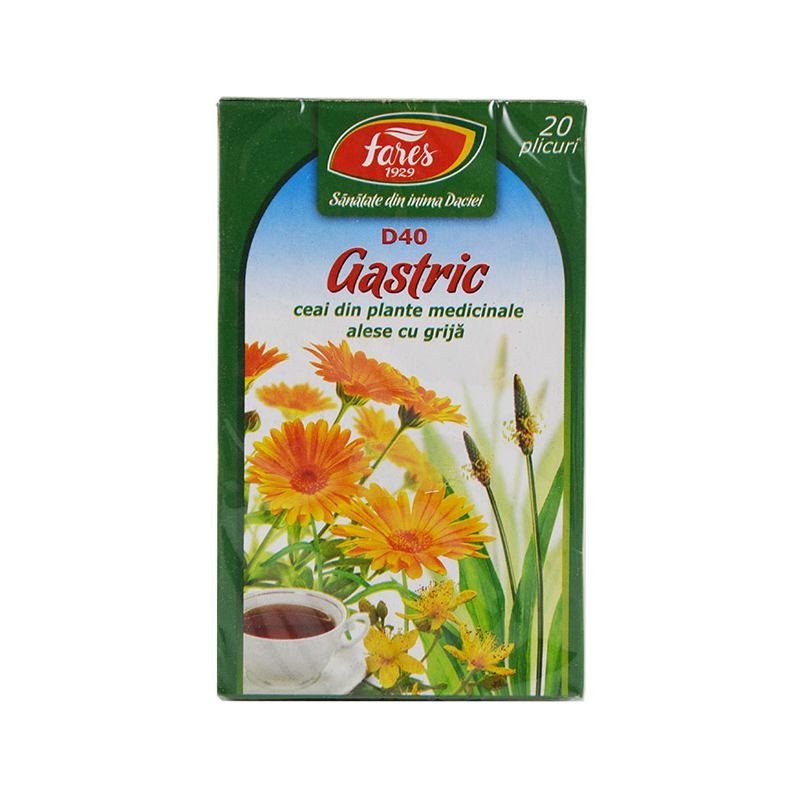 Ceai Gastric (D40) 20dz FARES