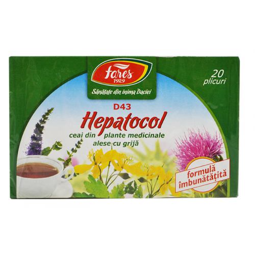 Ceai Hepatocol (D43) 20dz FARES