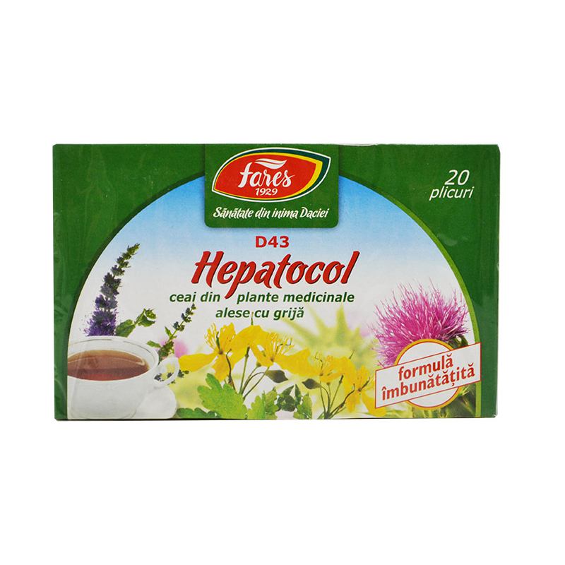 Ceai Hepatocol (D43) 20dz FARES