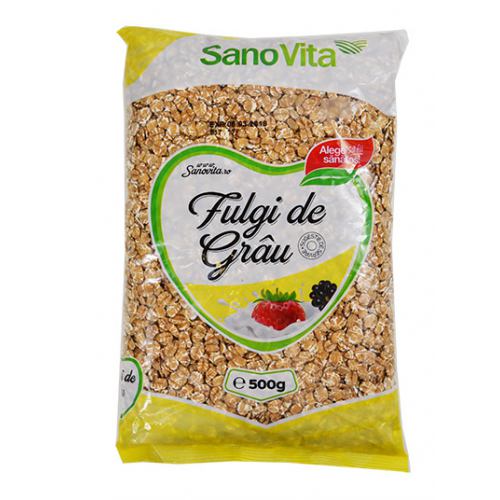 Fulgi de grau 500 g SanoVita