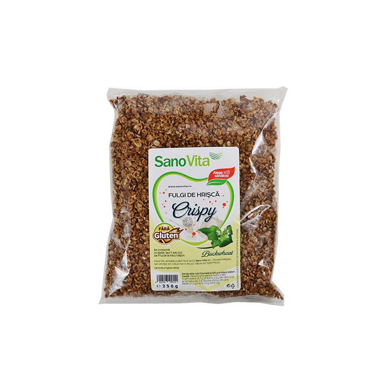 Fulgi de hrisca crispy 250 g SanoVita