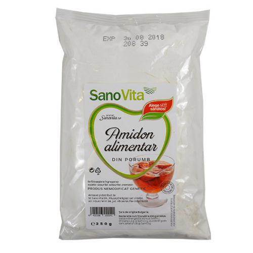 Amidon alimentar din porumb 250 g SanoVita