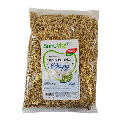 Fulgi de ovaz crispy 250 g SanoVita