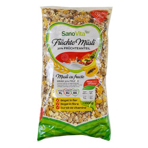 Musli cu fructe 1 kg SanoVita