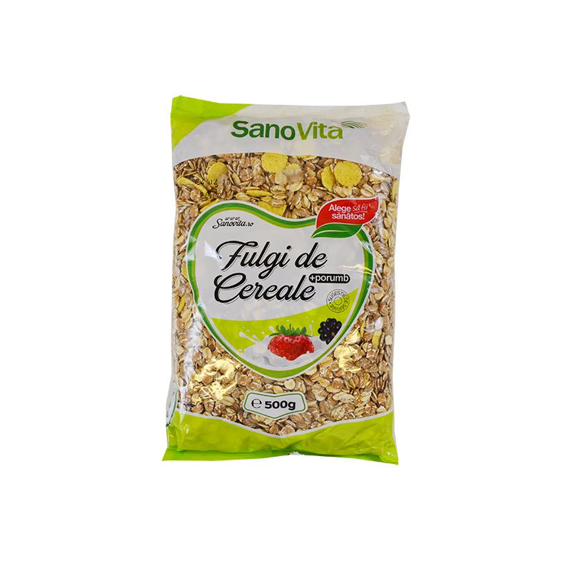 Fulgi de cereale si porumb 500 g SanoVita