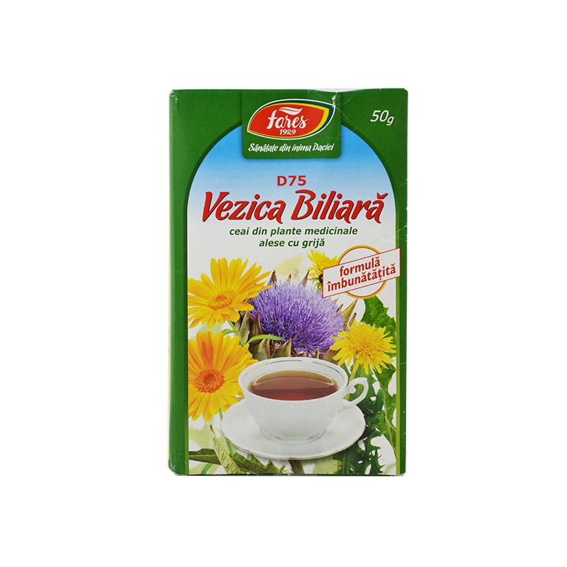 Ceai Vezica Biliara (D75) 50g FARES