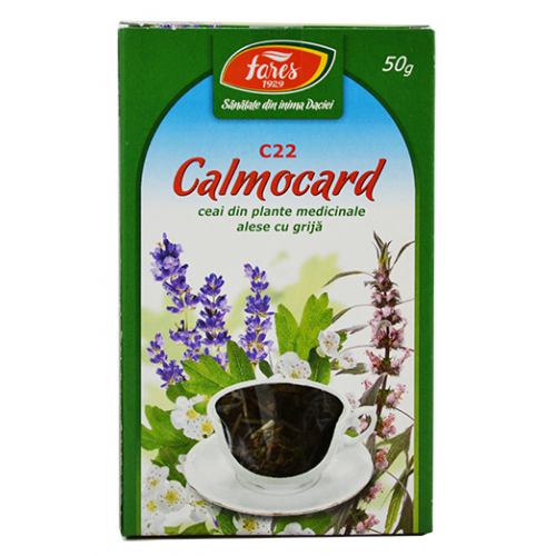 Ceai Calmocard - Calmant Cardiac (C22) 50g FARES