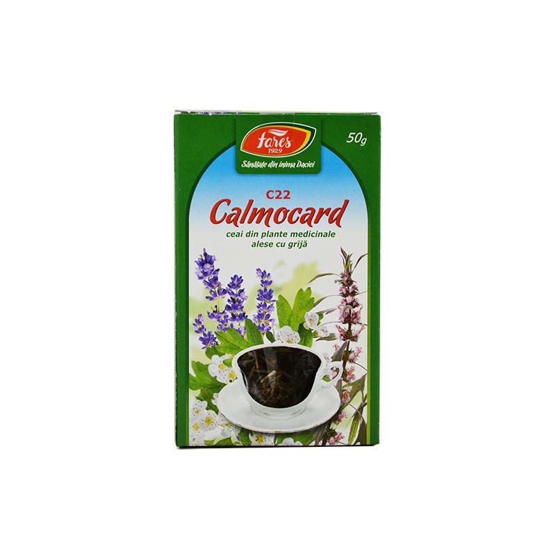 Ceai Calmocard - Calmant Cardiac (C22) 50g FARES