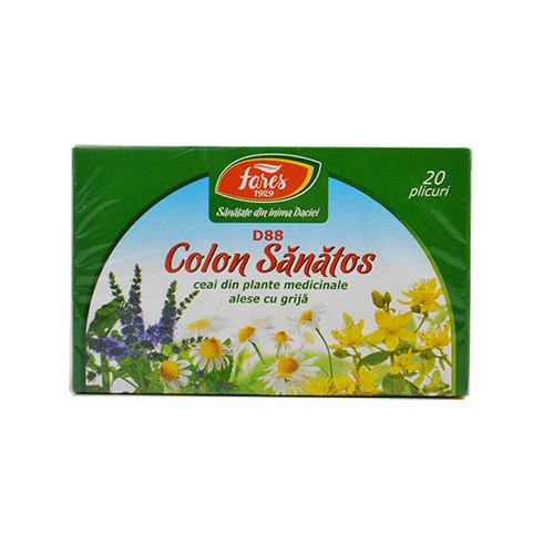 Ceai Colon Sanatos - Colon Iritabil (D88) 20dz FARES