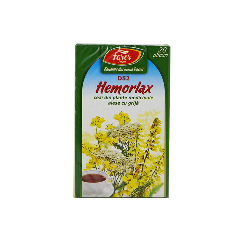 Ceai Hemorlax (D52) 20dz FARES