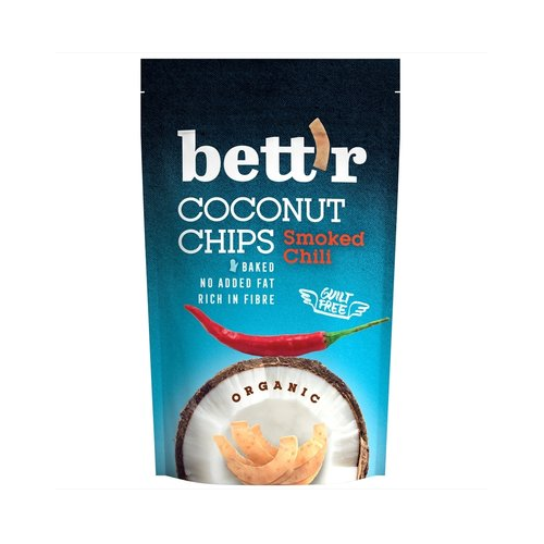 Chips de cocos organic cu chili 70G BETTR
