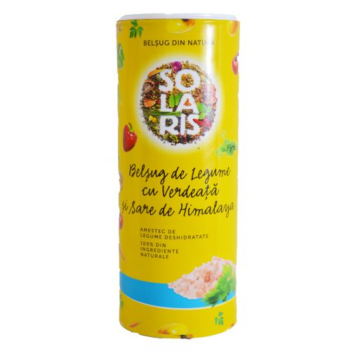 Belsug de legume cu verdeata si sare roz de Himalaya 100G SOLARIS