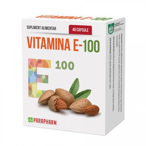 Vitamina E-100 40cps gelatinoase moi Paraharm