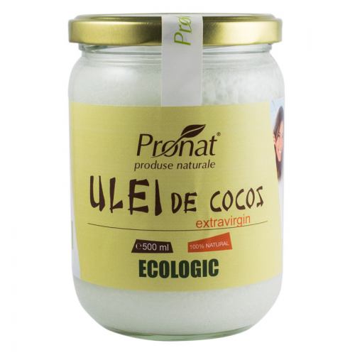 Ulei de cocos bio extravirgin 500ML PRONAT