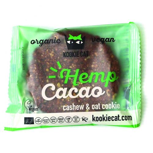 Cookie cu seminte de canepa si cacao 50G KOOKIE CAT