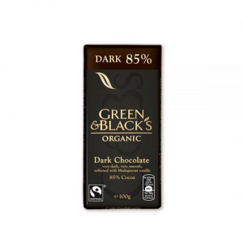 Ciocolata eco neagra 85% 100G GREEN&BLACK'S