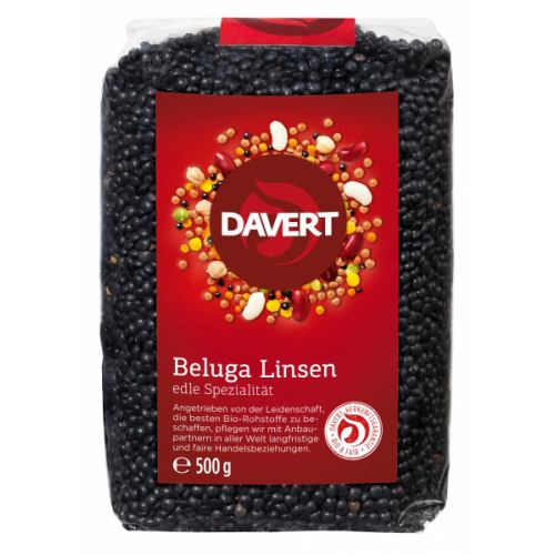 Linte neagra Beluga bio 500G DAVERT