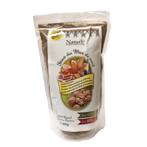 Faina din miez de nuca 400G NATURIO