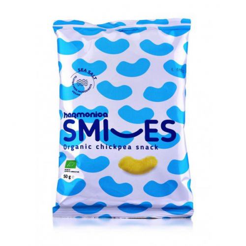 Pufuleti bio Smiles cu sare de mare 50G HARMONICA