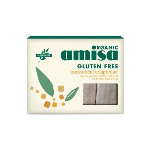 Crispbread din hrisca integrala fara gluten bio 120G AMISA