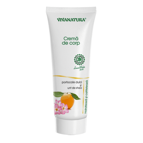 Crema De Corp Cu Ulei De Portocale Si Unt De Shea 250ml VIVANATURA