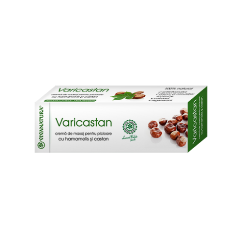 Varicastan – crema pentru masajul picioarelor 75ml VIVANTURA