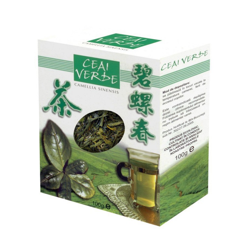 Ceai Verde Frunze 100g Parapharm