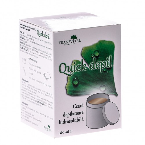 Ceara Naturala Depilatoare Hidrosolubila Quick Depil 300g TRANSVITAL