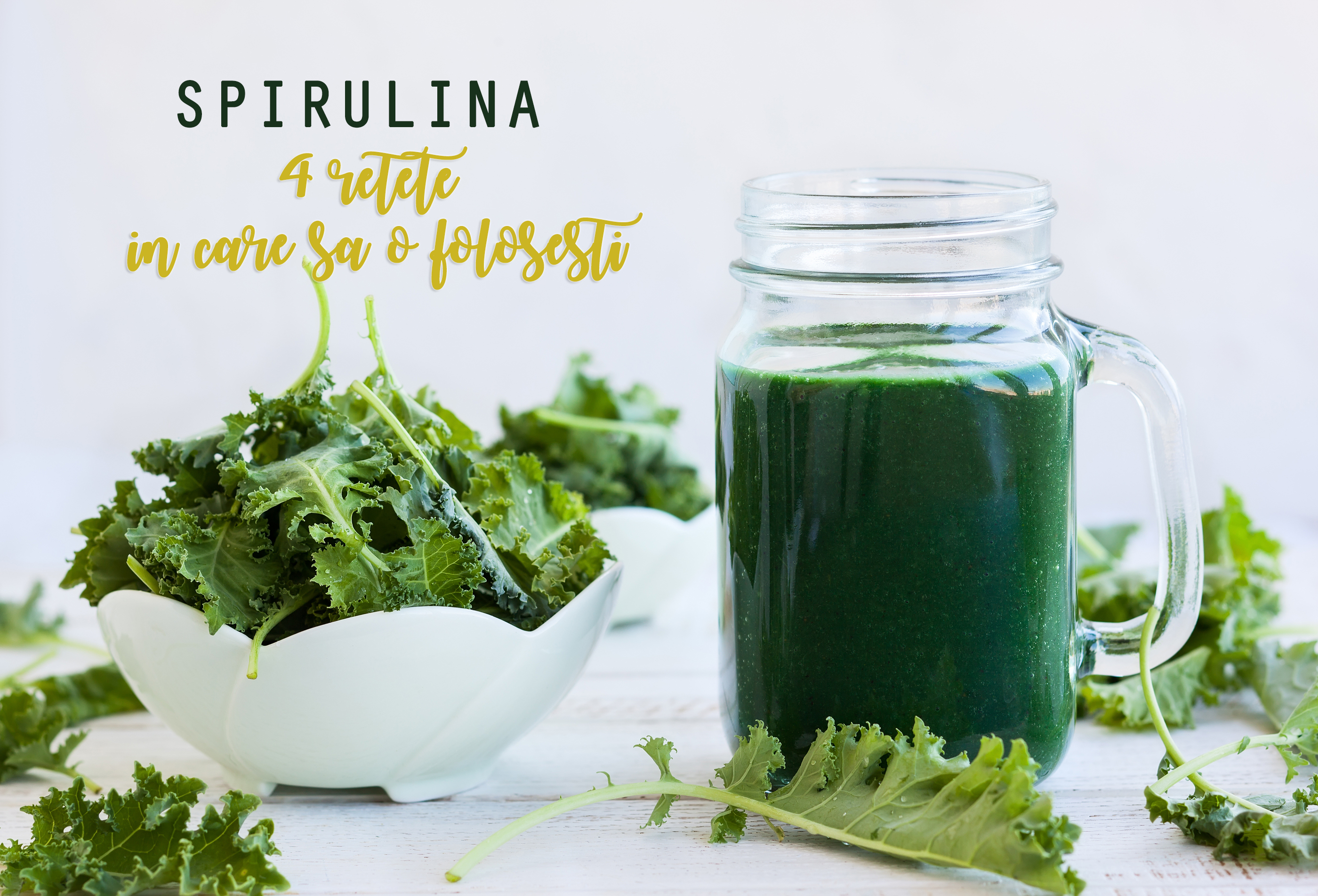 4 remedii și rețete cu spirulină